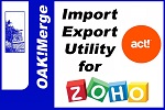 OAKMERGE-Import Export Tool for ACT and ZOHO